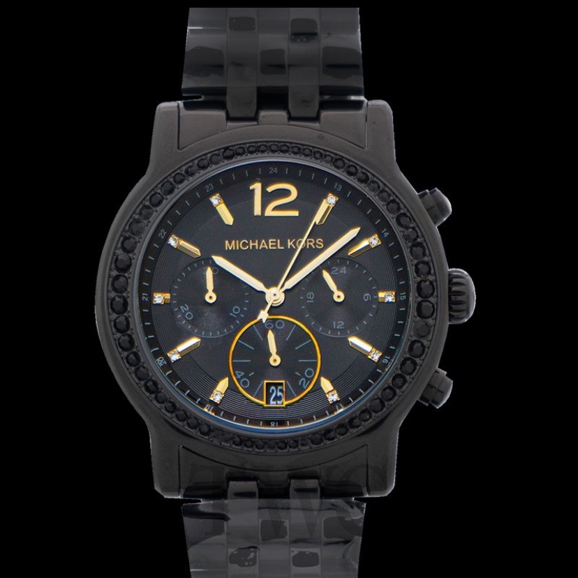 Mk Baisley Chronograph Black Dial Black Watch
